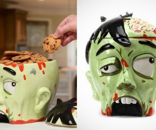 Zombie Head Cookie Jar