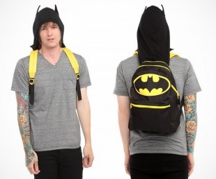 Batman Hooded Backpack