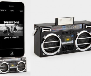 Mini Boombox MP3 iPhone Speaker