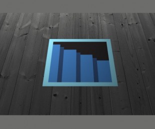 8bit Secret Passage Floor Decal