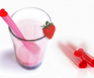 Heart-Shapred Straws