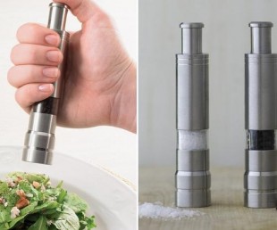 One-Handed Salt and Pepper Grinders