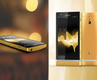 Sony Xperia P 24-Carat Gold (1)