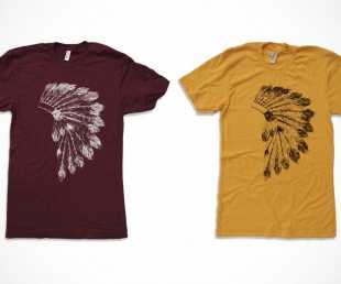 native american headdress tshirt