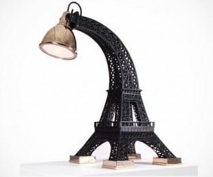 Eiffel Tower Lamp and Taj Mahal Table