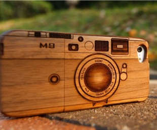 Hand Carved Walnut iPhone 5 Case