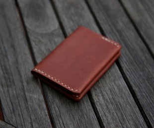 Handmade Ultra Slim Leather Wallet (3)
