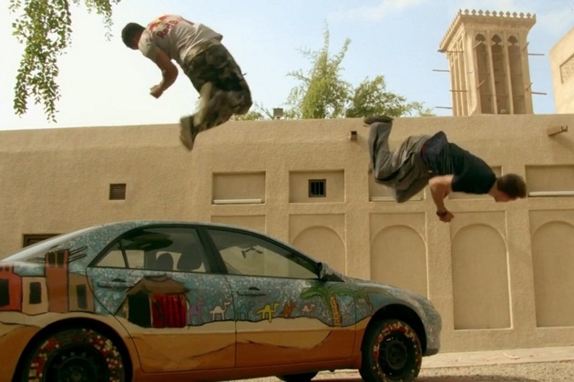 Parkour in Dubai - Ryan Doyle 2013