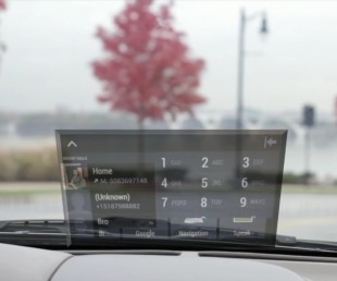 Transparent Headsup! Display Puts Smartphone Apps In Your Face