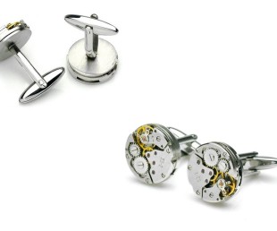 Steampunk Watch Mechanism Cufflinks