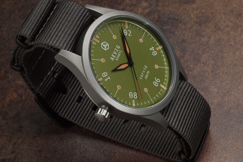 Aevig Corvid – Classic Quartz Field Watch