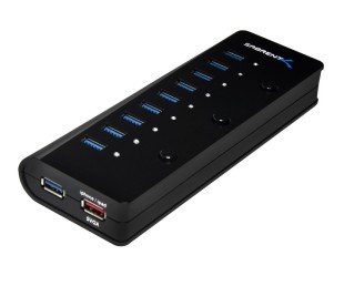 Sabrent Portable 10-Port 3.0 USB Smart Charging Hub