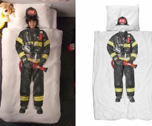 Snurk Firefighter Duvet Bedding Cover