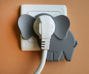 Cute Elephant Wall Plugs