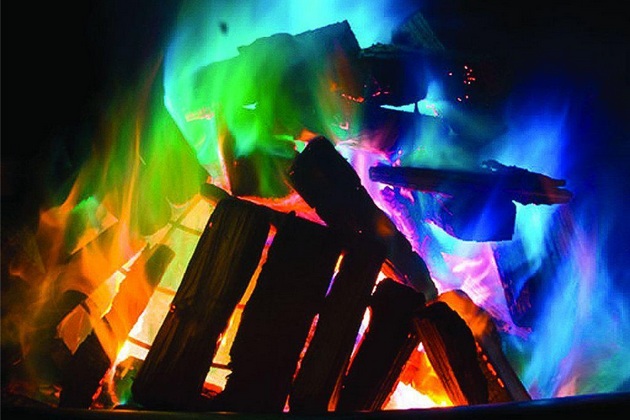 Mystical Fire - Campfire Colorful Flames