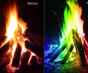 Mystical Fire - Campfire Colorful Flames