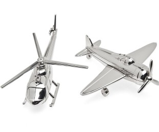 Airplane Dinnerware Airplane Chopper Salt and Pepper