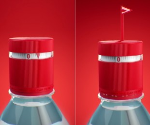 This Vittel Water Bottle Will Remind You to Drink Every Hour