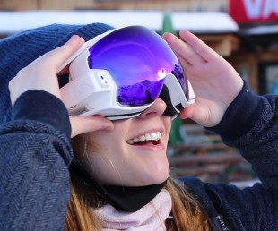 RideOn Augmented Reality Ski Goggles for Snow Sports