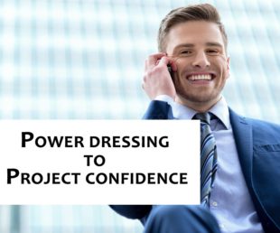 power dressing to project confidence