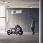 BMW unveils its futuristic concept of self-balancing electric two-wheeler